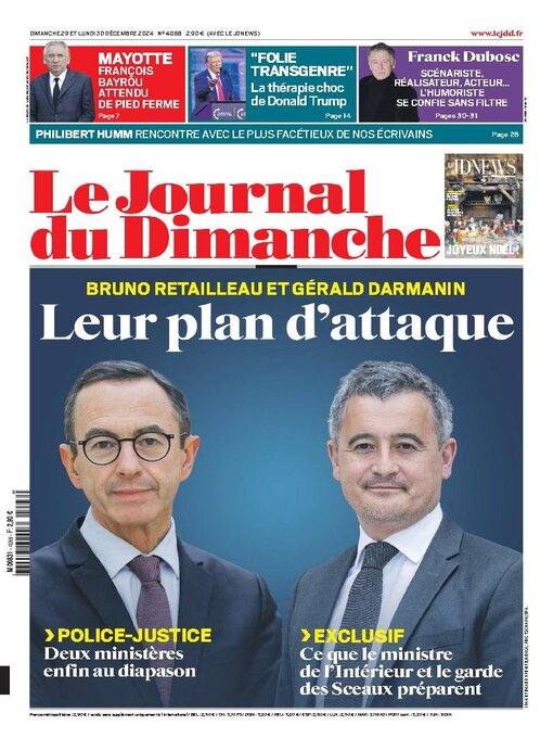 Title details for Le Journal du dimanche by Lagardere Media News - Available